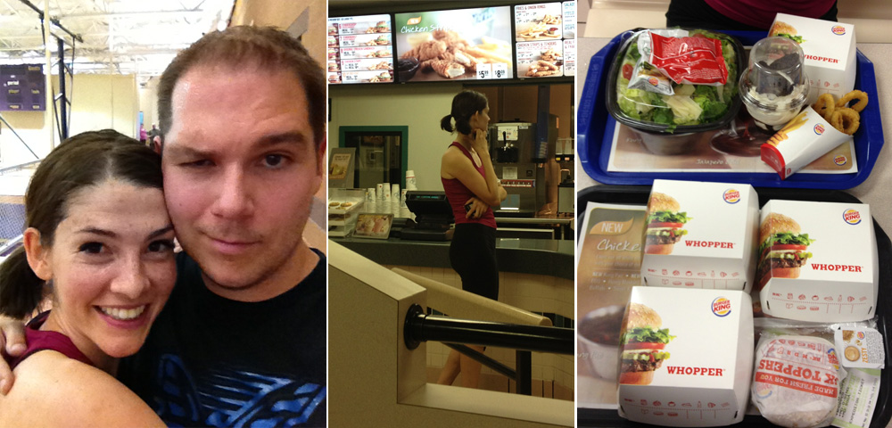 running-and-burger-king